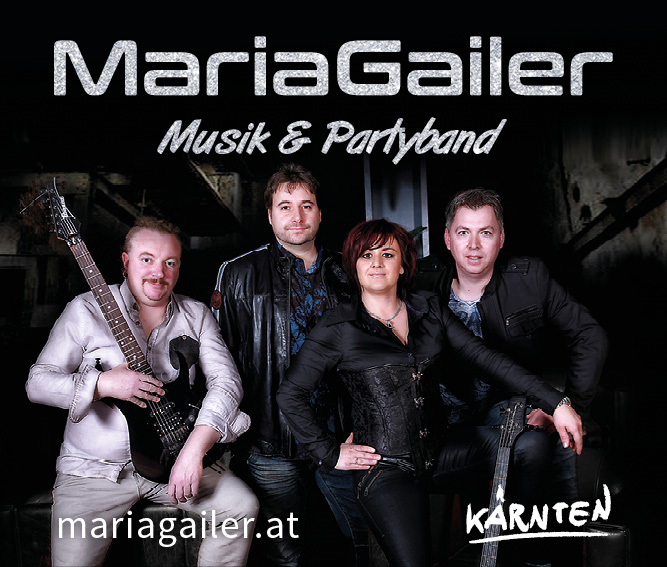 Webbanner 667 x 567 Pixel, Maria Gailer | Live - Musik & Partyband, Hochzeitsband, Rock & Pop